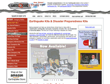 Tablet Screenshot of earthquakestore.com